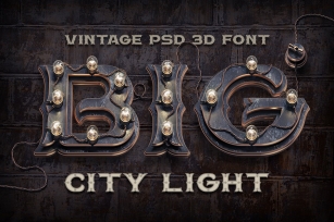 BIG City Light font Font Download
