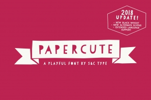 Papercute Collection (Updated!) Font Download