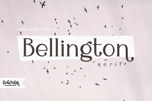 Bellington, a charming serif font Font Download