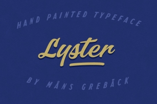 Lyster Font Download