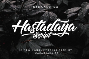 Hastadaya Script Font Download