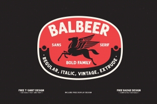 BALBEER FONT with Bonus Font Download
