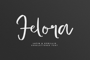 Felora Latin  Cyr Font Download