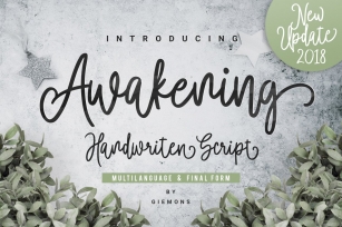 Awakening Script Font Download