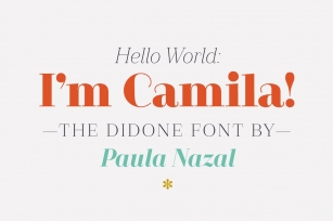 Camila Font Download