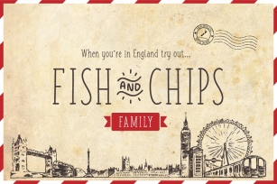 Fish  Chips family Font Download