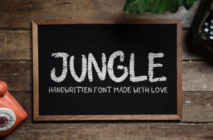 Jungle Handwritten font Font Download