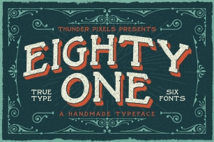 Eighty One Typeface Font Download