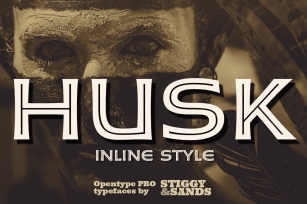 Husk Inline Font Download