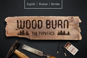 WoodBurn Font Download