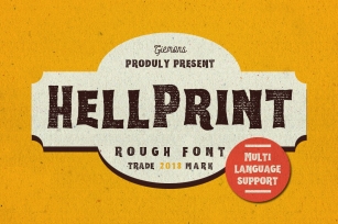 Hellprint Typeface Font Download