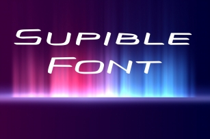 Supible Font Download