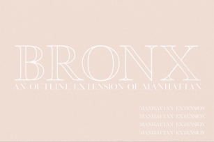 Bronx Font Download