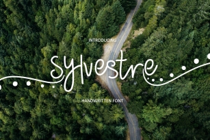 Sylvestre nature handwritten font Font Download