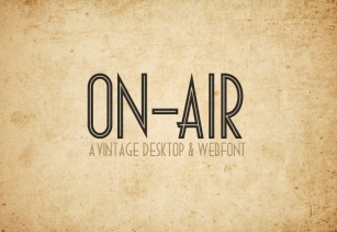 On Air Font Download