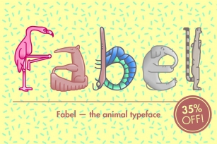 Fabel, the Animal Alphabet Font Download