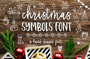 Christmas Symbols Font Download
