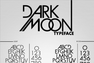 Dark Moon Typeface Font Download