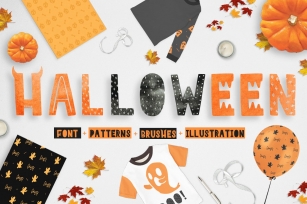 Ha-Halloween font + patterns + MORE! Font Download