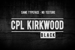 CPL KIRKWOOD SANS Font Download