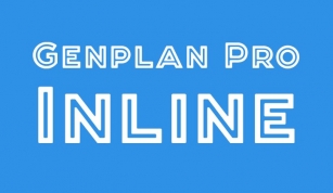 Genplan Pro Inline Font Download