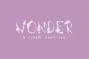 Wonder Floral Font Download