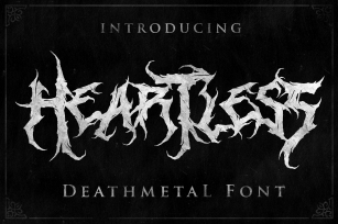 Heartless-Great Deathmetal Font Download