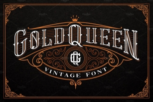 Gold Queen Vintage Font Download