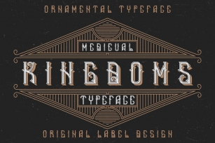 Medieval Kingdoms Label font Font Download