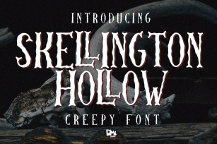 Skellington Hollow Font Download