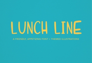 Lunch Line Font Download
