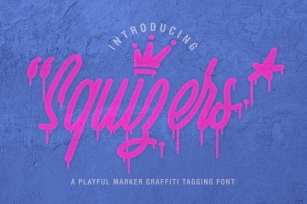 Squizers Graffiti Tagging Font Download