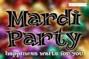 MardiParty AOE Font Download