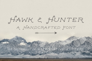 Hawk  Hunter + Extras Font Download