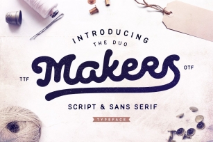 Makers Script  Sans Serif Font Download