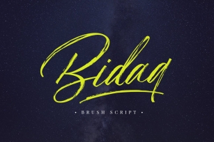 Bidaq Brush Font Download
