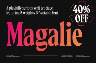 Magalie Typeface Font Download