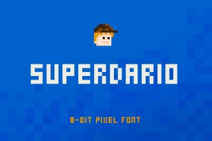 SuperDario Pixel Font Download