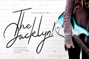 The Jacklyn Signature Font Download