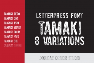 Tamaki Letterpress Font Download