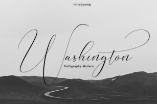 Washington Calligraphy Modern Font Download
