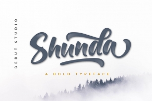 Shunda Typeface Font Download