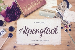 Alpenglueck Font Download