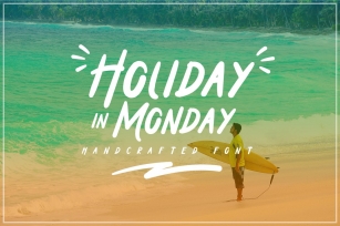 Holiday In Monday Intro 20% Off !!! Font Download