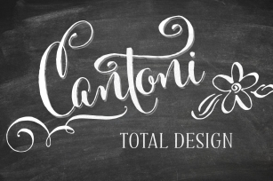 Cantoni Total Design Font Download