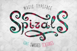 Spirals font + textures Font Download