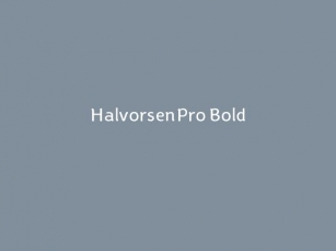 HalvorsenPro Bold Font Download