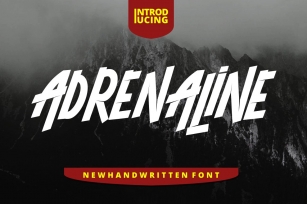 Adrenaline Font Download