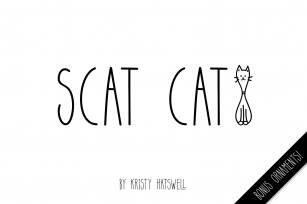 Scat Cat Font Download