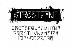 Graffiti. Street Tag Alphabet Font Download